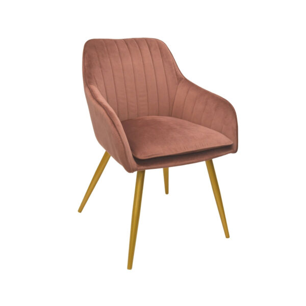 Стул Iris Rusty Gold Legs Стул Iris Rusty Gold Legs – идеальное решение для вашей кухни! Комфортный и стильный, с мягким бархатом и металлическими ножками. Доступен в кирпичном, бежевом, сером, светло-голубом и пудровом цветах. Придайте элегантность вашему интерьеру!
