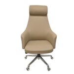 POLARD Light Brown Office Armchair - Image 3