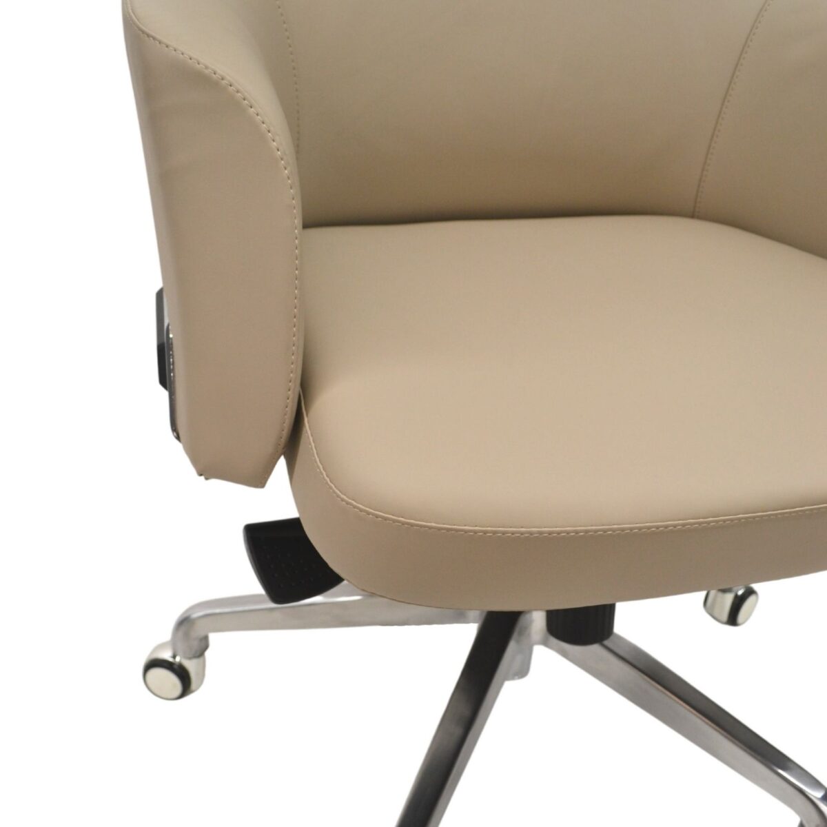 POLARD Light Brown Office Armchair - Image 6