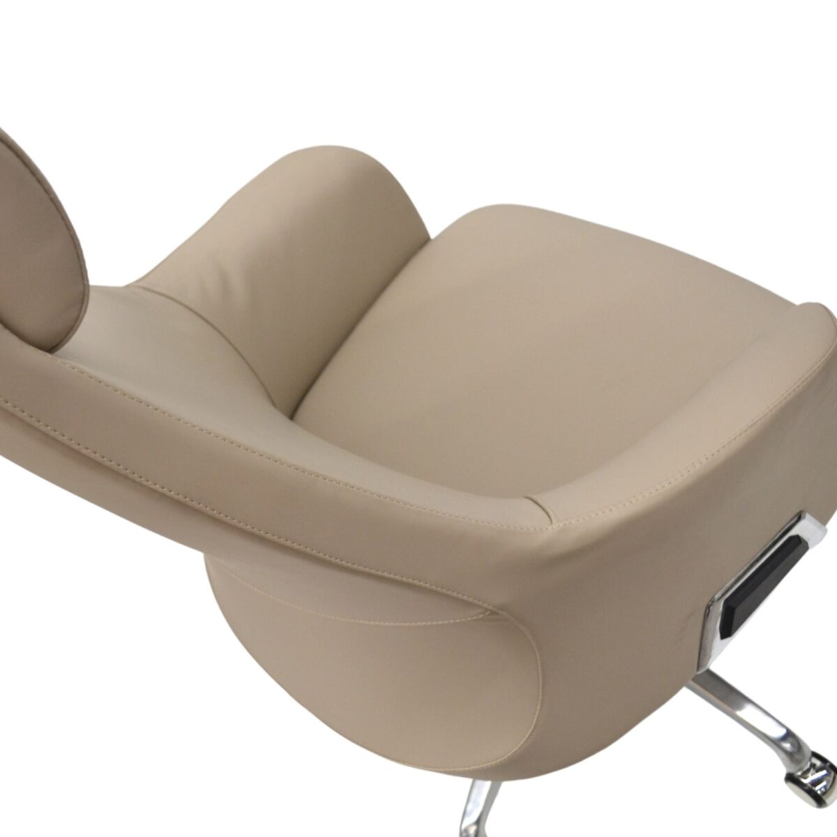 POLARD Light Brown Office Armchair - Image 5