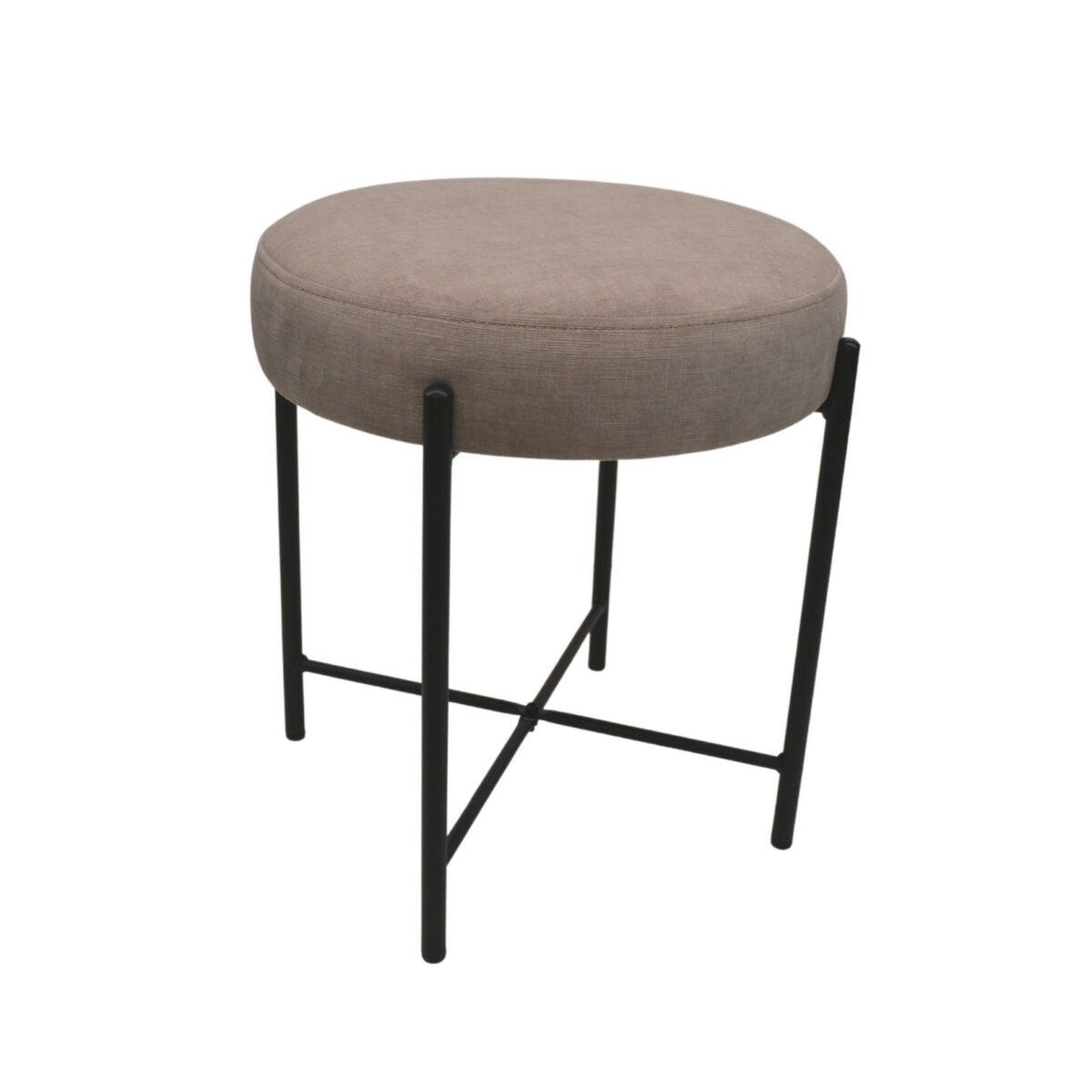 Taco Beige Stool Discover the Beige Taco Stool, perfect for your living room furniture! Comfortable and stylish, with a sturdy metal frame and a seat made of delicate velvet. Ideal for adding a touch of elegance and flexibility to your interior. Customize it in various colors!