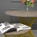 Felicia Coffee Table Cleaf+Golden Leg H47 - Image 4