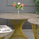 FELICIA Console Cleaf Floral + Golden Leg Ø35 - Image 3