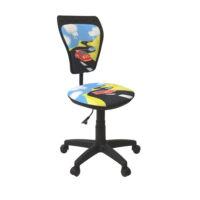 MINISTYLE Gts Turbo Armchair for Kids Choose the MINISTYLE Gts Turbo armchair for children, perfect for the office! With a cheerful design and a car print, this chair offers comfort through polyurethane foam and a height adjustment mechanism. Available in various colors!