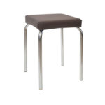 Taburet Tutti V-3 Brown Descoperă Taburetul Tutti V-3 Brown, o soluție modernă și practică pentru mobilă de bucătărie. Cu design simplu, șezut din piele eco și carcasa metalică durabilă, este ideal pentru orice spațiu. Ușor de curățat și stivuit, perfect pentru bucătării, baruri sau birouri.