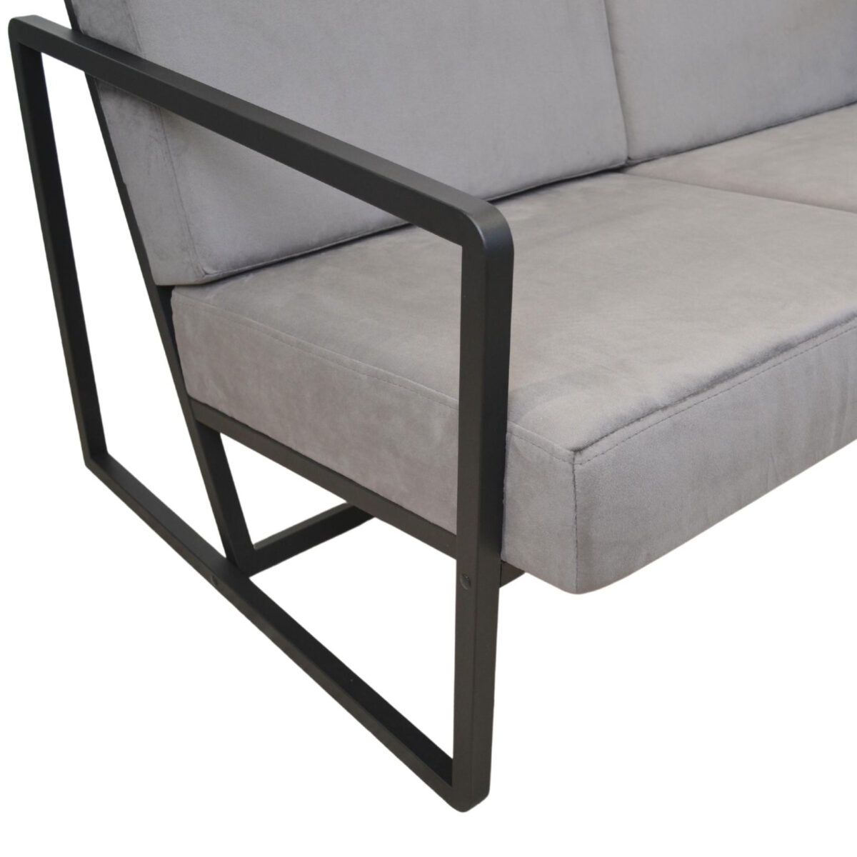 Milton Dark Grey Sofa - Image 5