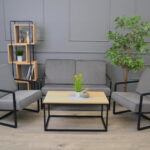 Milton Dark Grey Sofa - Image 8