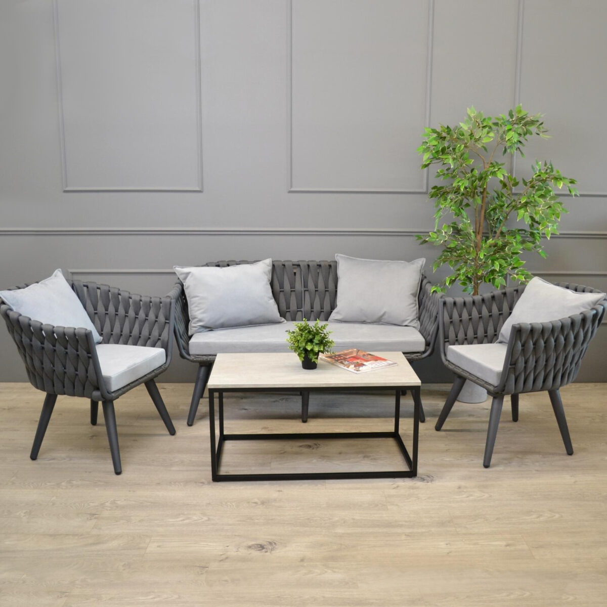 Elize Grey Terrace Sofa - Image 7
