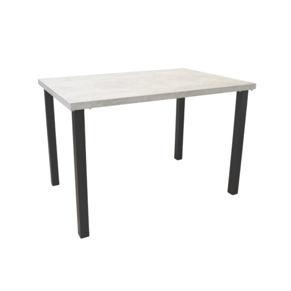 ADA Table Black Legs 115×68 Discover the ADA table with black legs, perfect for modern kitchens! With a laminated chipboard top of 115x68 cm and a functional design, this table offers comfort and style. Enhance your culinary experience with this essential piece of furniture!