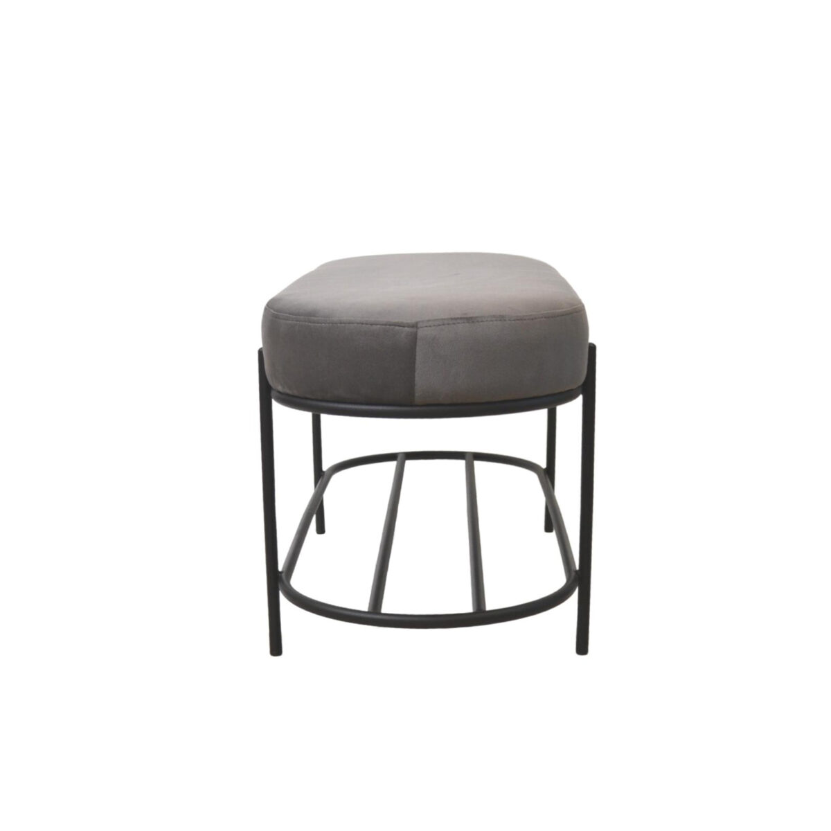 Otto Dark Grey Entrance Bench - Image 4