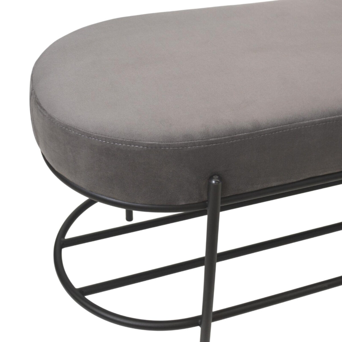Otto Dark Grey Entrance Bench - Image 3