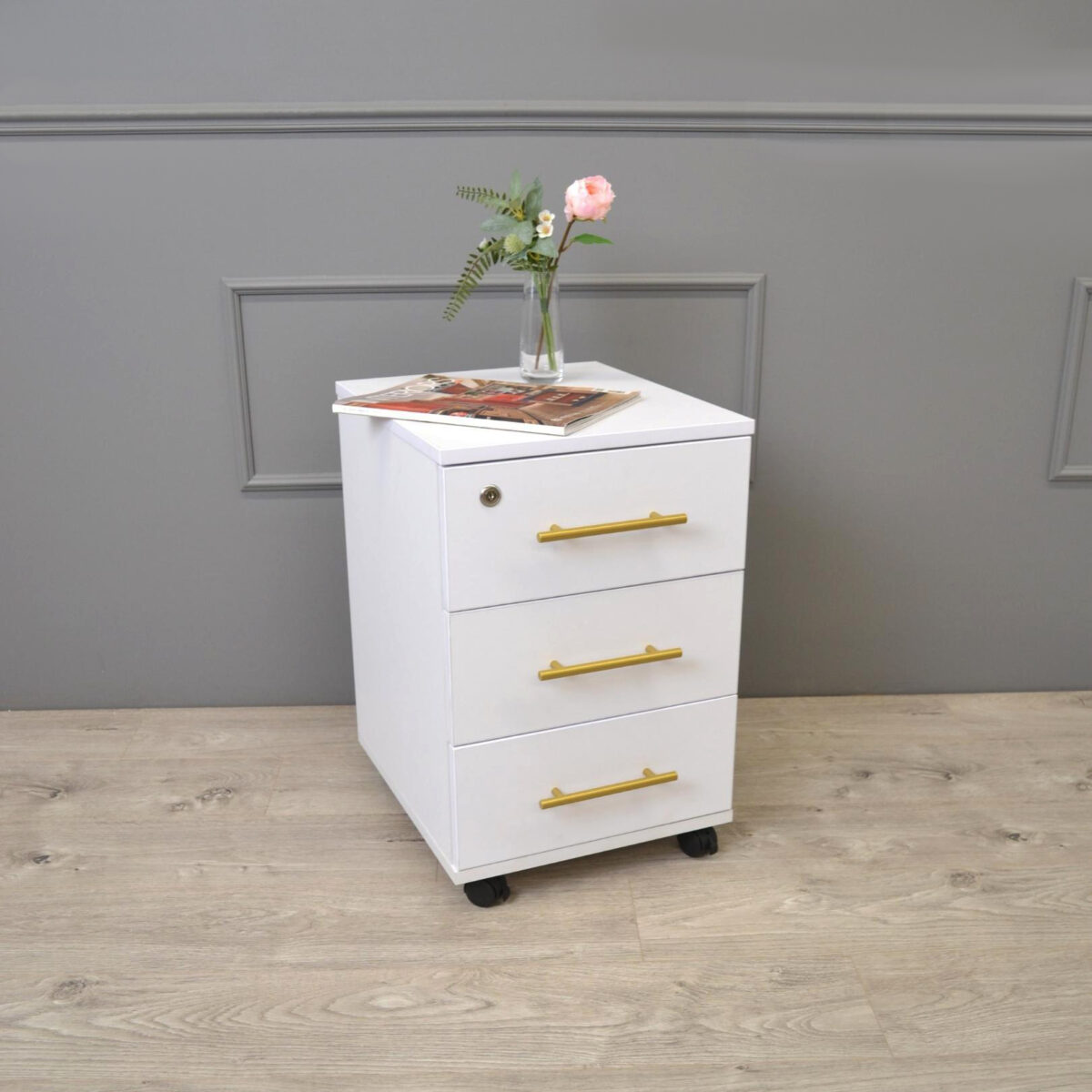 Комод Rollbox White/Gold — изображение 7