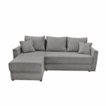 Boston Grey Extendable Sofa Discover the Boston extendable sofa in gray, perfect for the comfort of 2-3 people. With a wooden frame and independent springs, it provides excellent support. Upholstered in pleasant fabric, the sofa has generous sleeping dimensions of 200 x 135 cm. Ideal for any living room!