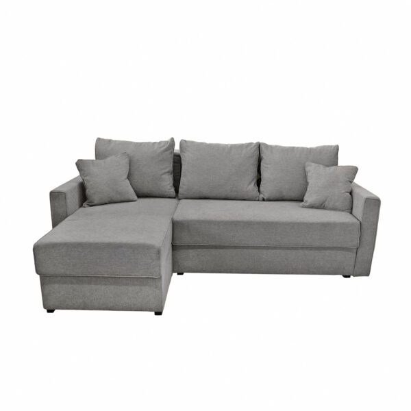 Boston Grey Extendable Sofa Discover the Boston extendable sofa in gray, perfect for the comfort of 2-3 people. With a wooden frame and independent springs, it provides excellent support. Upholstered in pleasant fabric, the sofa has generous sleeping dimensions of 200 x 135 cm. Ideal for any living room!