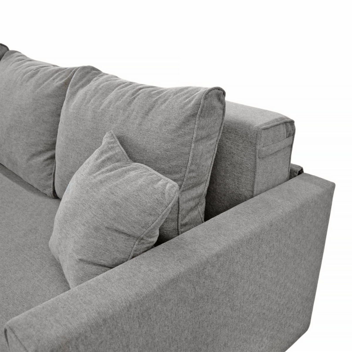 Boston Grey Extendable Sofa - Image 3