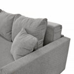 Boston Grey Extendable Sofa - Image 3