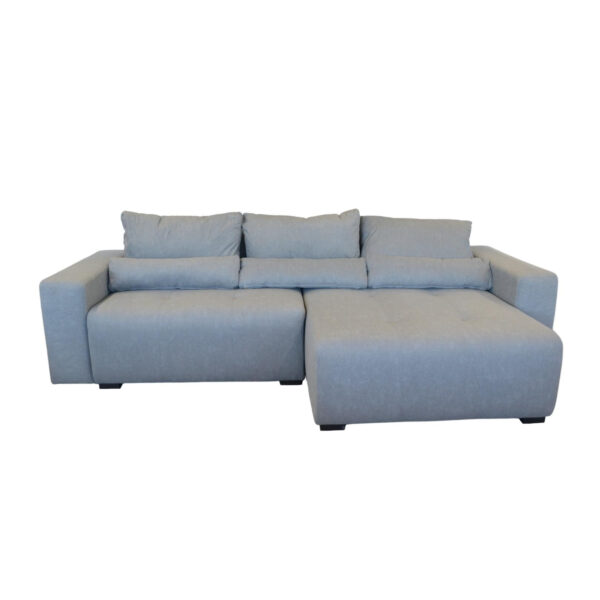 Turin Grey Extendable Sofa Discover the Turin extendable sofa in gray, perfect for 2-3 people. With a wooden frame and high-density foam, it offers superior comfort. Ideal for relaxation and sleeping, featuring an Eurobook mechanism. Choose comfort and style for your living room!