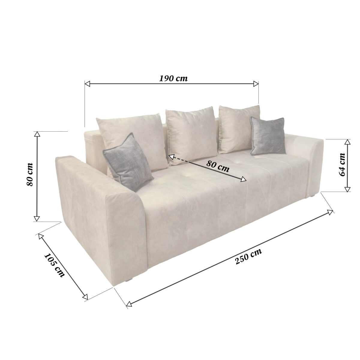 Francesca Extendable Sofa - Image 6