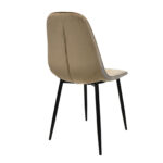 Chair M-01-3 (Hlr-9) Cappuccino Velvet + Black Legs - Image 4