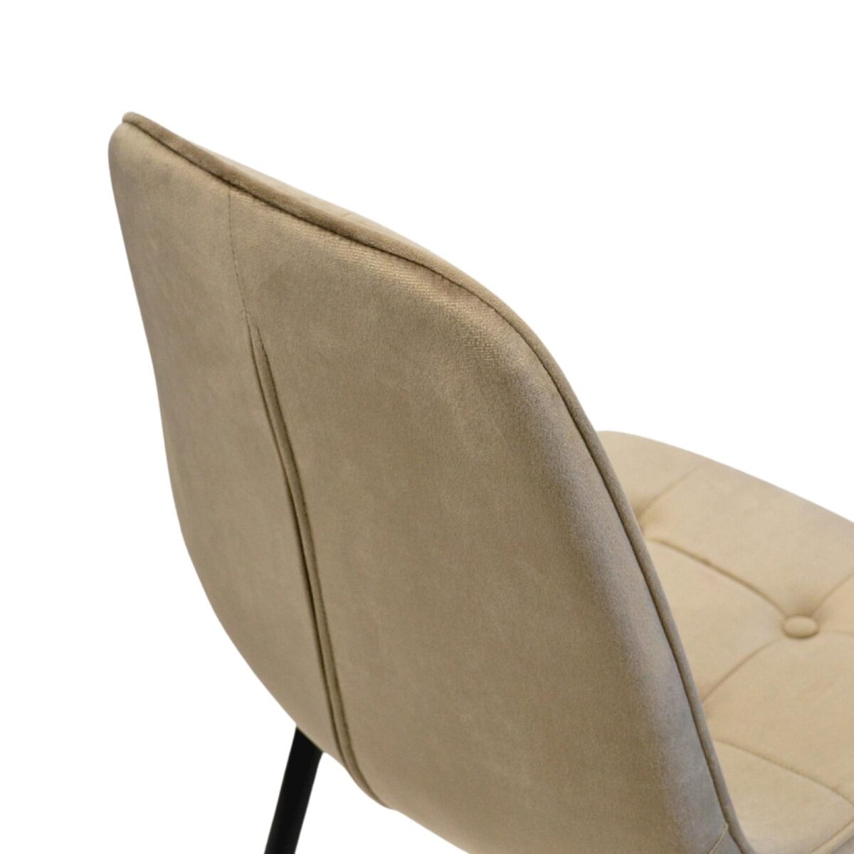 Scaun M-01-3 (Hlr-9) Catifea Cappucino+Black Legs - imagine 8