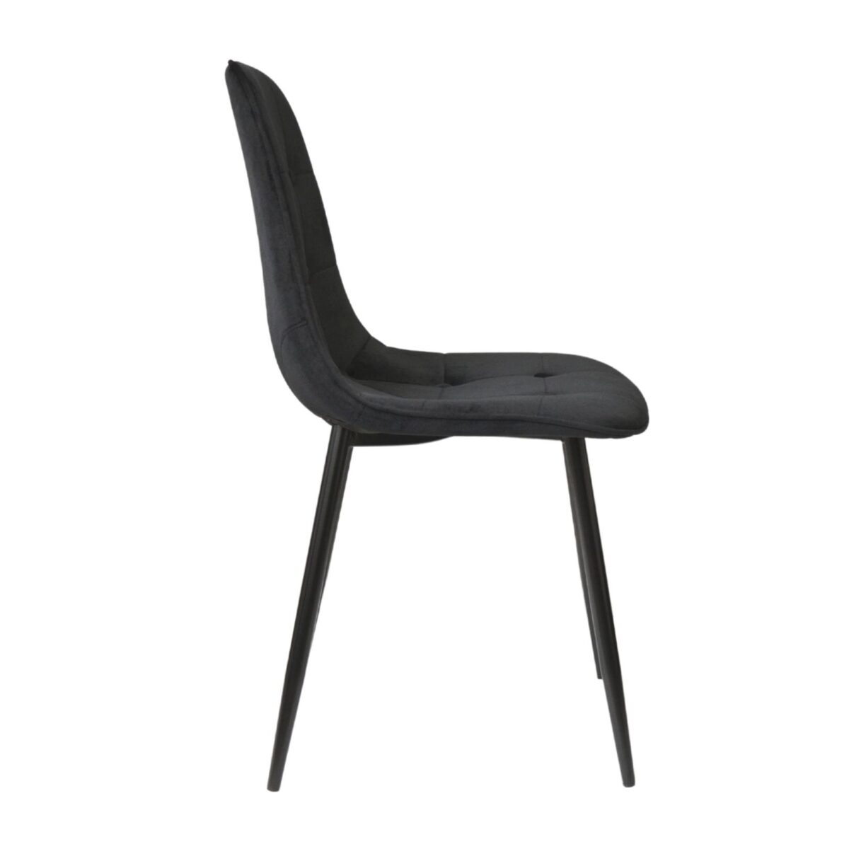 Стул M-01-3 (Hlr-66) Catifea Black+Black Legs — изображение 5