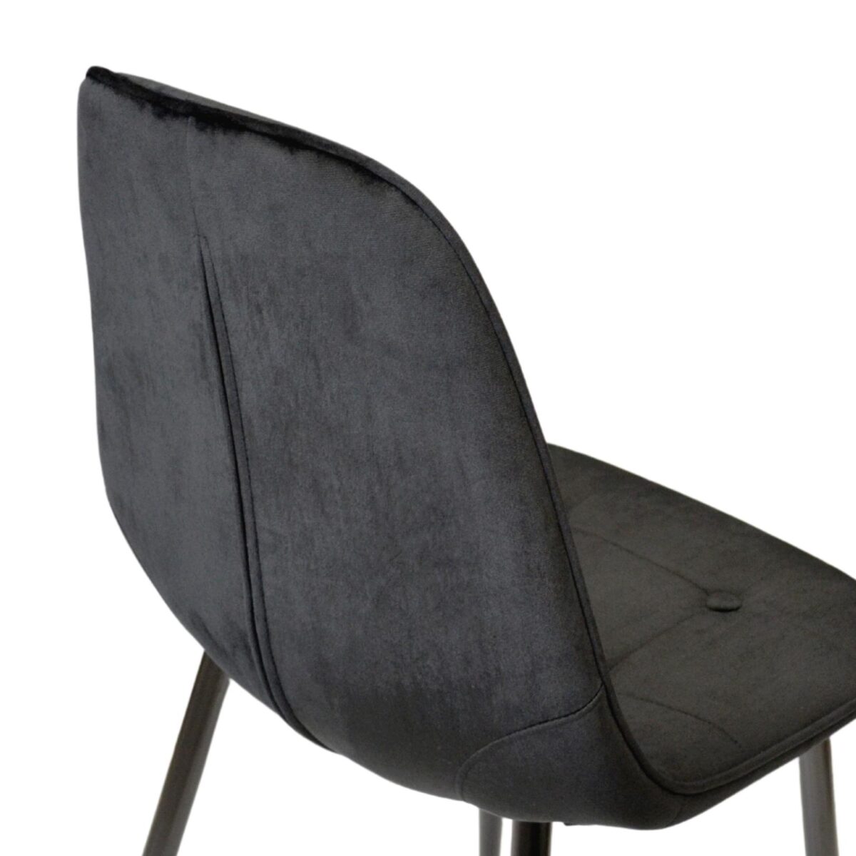 Стул M-01-3 (Hlr-66) Catifea Black+Black Legs — изображение 8