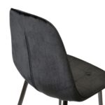 Chair M-01-3 (Hlr-66) Velvet Black + Black Legs - Image 8