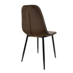 Chair M-01-3 (Hlr-49) Velvet Brown + Black Legs - Image 4