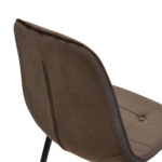 Chair M-01-3 (Hlr-49) Velvet Brown + Black Legs - Image 8