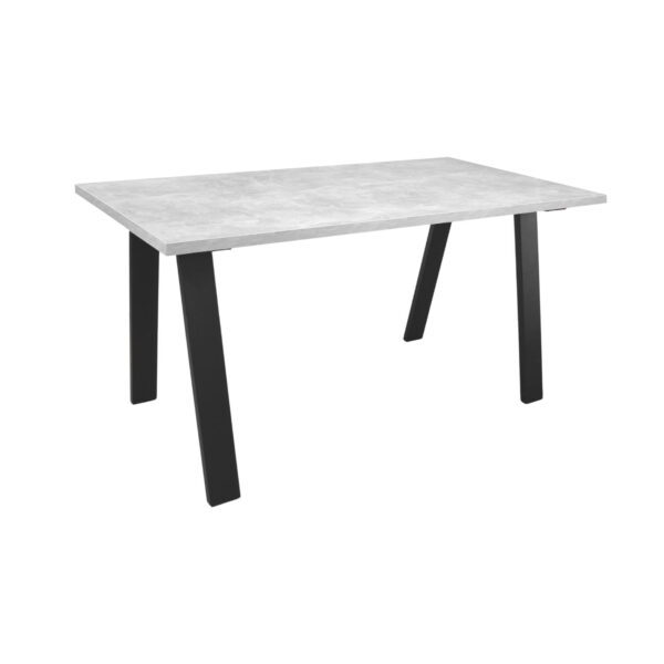 Milano Table 1500×800 Discover the Milano table 1500x800, perfect for any modern kitchen! With a 36 mm melamine chipboard top and a black metal frame, this table combines functionality with style. Ideal for family moments!