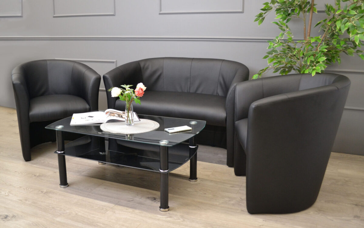 Club Duo Eco 30 Black Sofa - Image 4