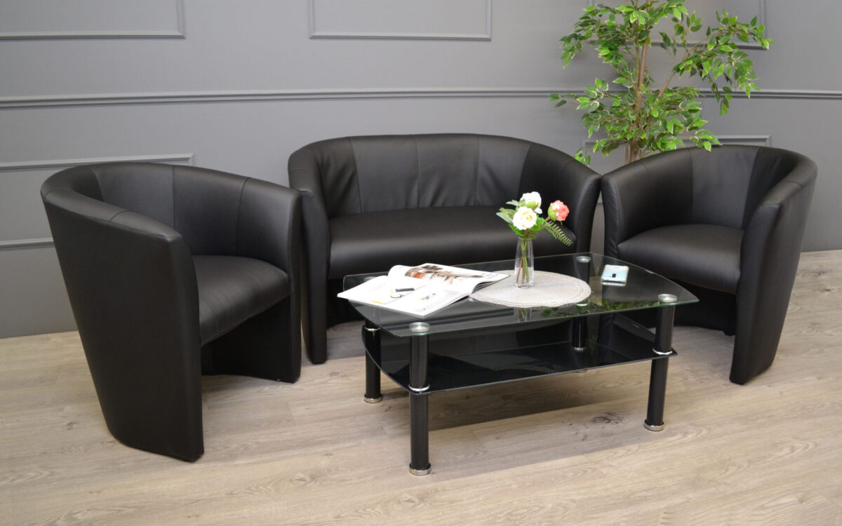 Club Duo Eco 30 Black Sofa - Image 5