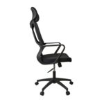 Office Armchair F-20141 B Black+Black Frame - Image 3