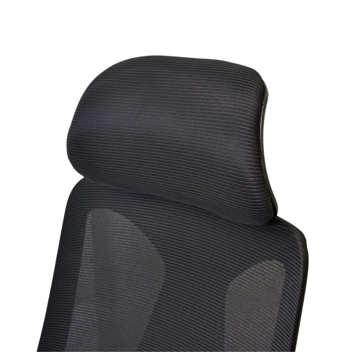 Office Armchair F-20141 B Black+Black Frame - Image 7