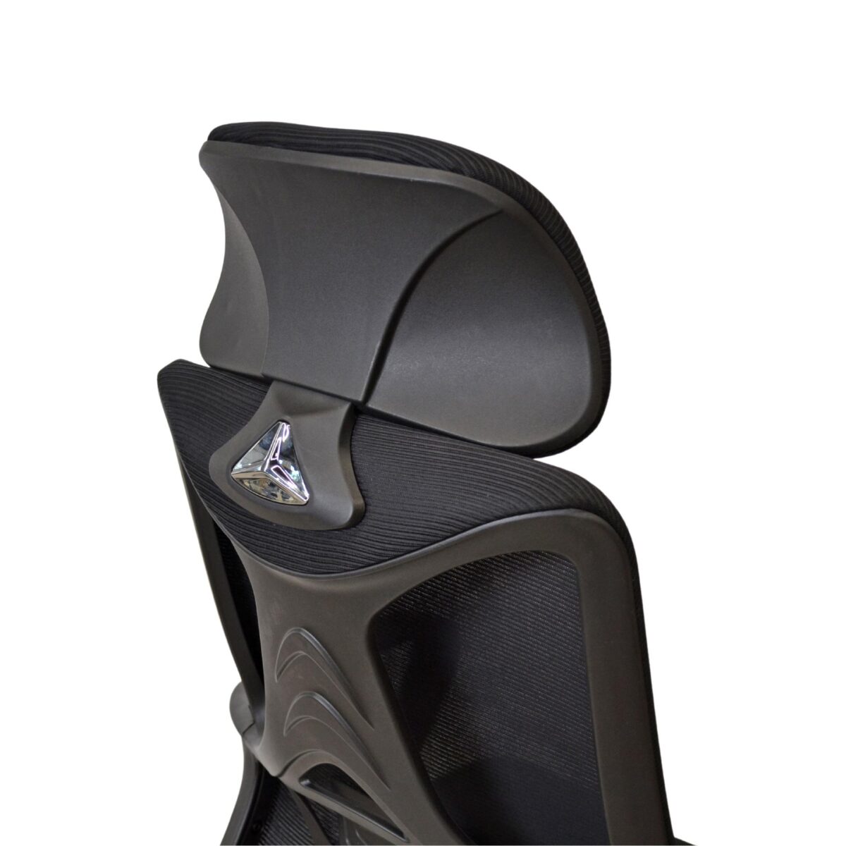 Office Armchair F-20141 B Black+Black Frame - Image 8