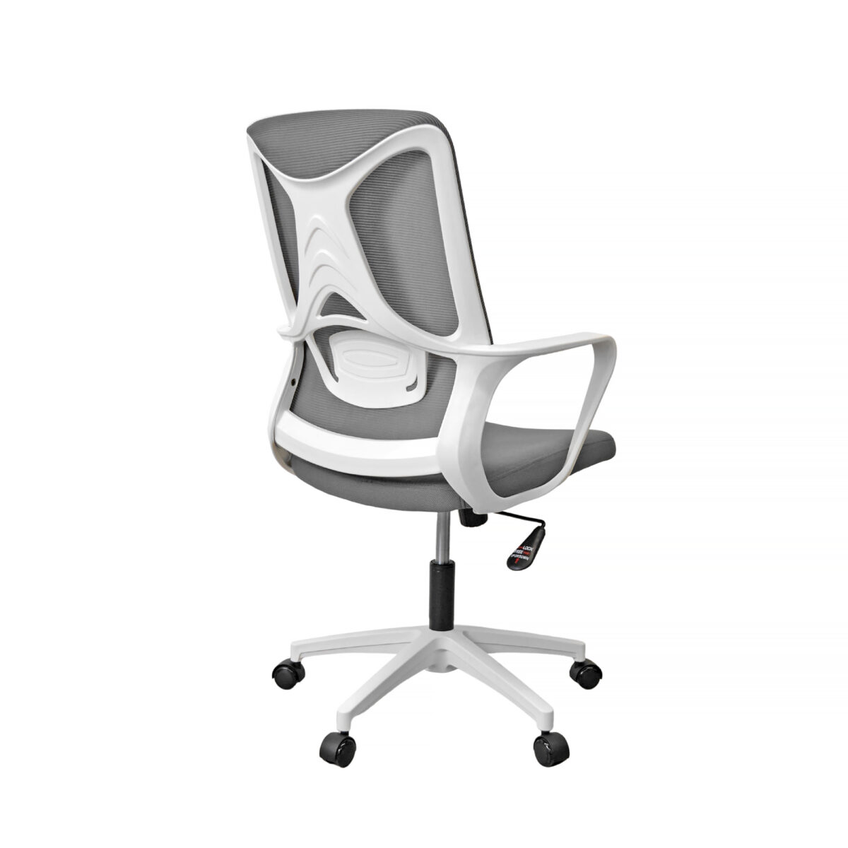 Office Armchair F-20141 A Grey+White Frame - Image 4