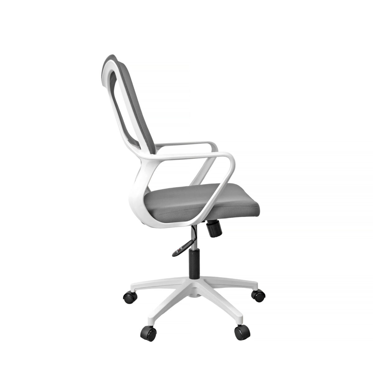 Office Armchair F-20141 A Grey+White Frame - Image 3