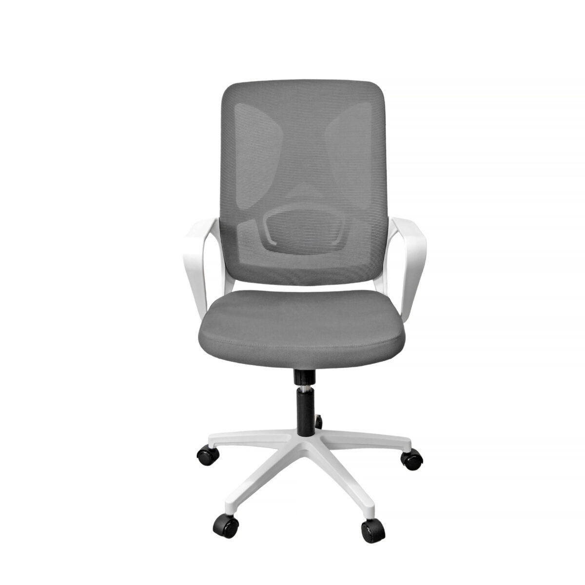 Office Armchair F-20141 A Grey+White Frame - Image 2