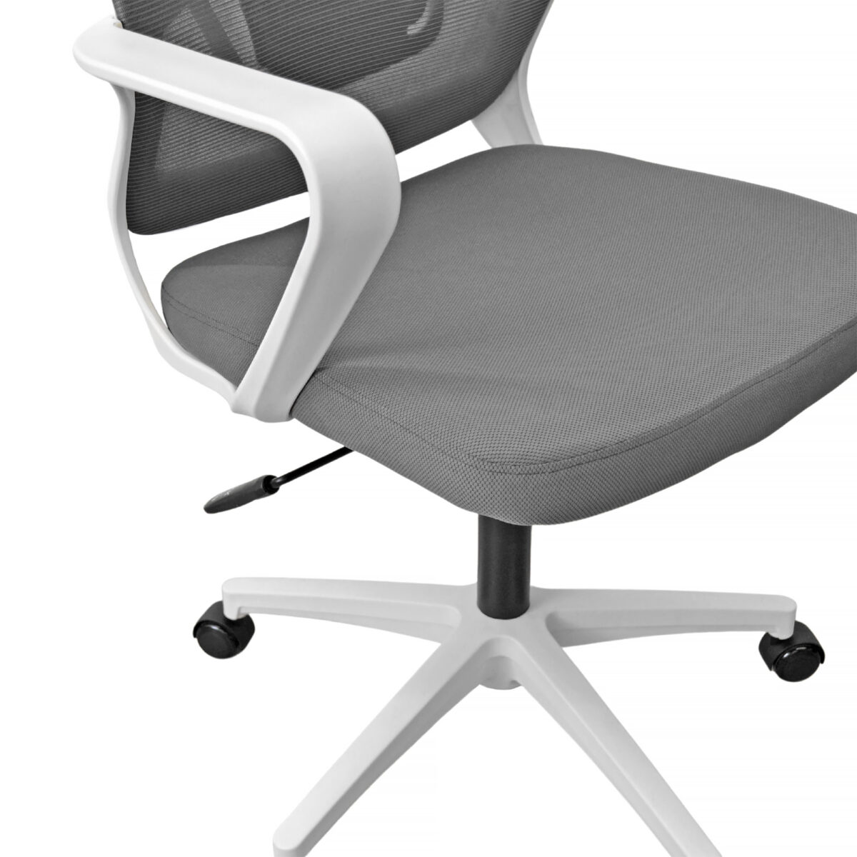 Office Armchair F-20141 A Grey+White Frame - Image 5