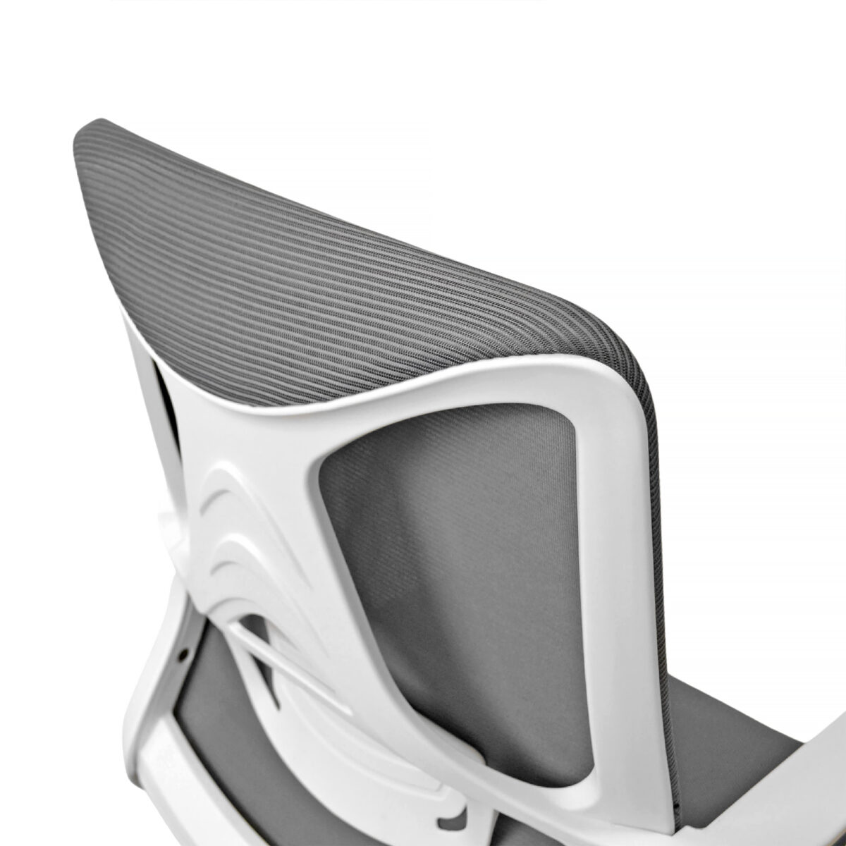 Office Armchair F-20141 A Grey+White Frame - Image 6
