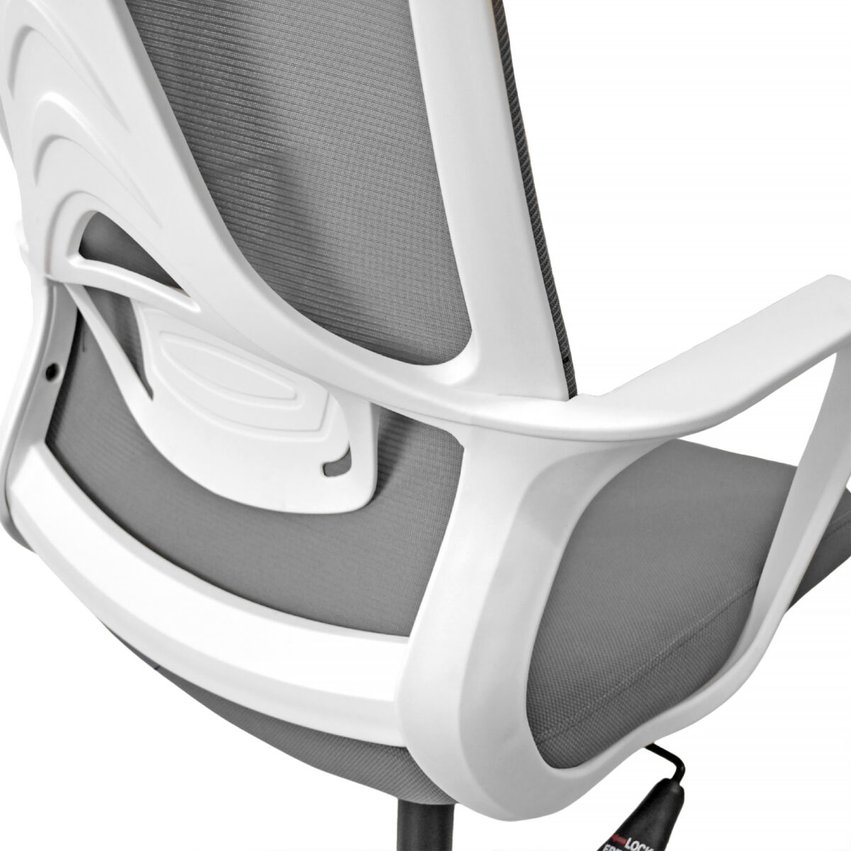 Office Armchair F-20141 A Grey+White Frame - Image 7