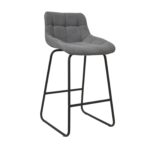Nicole Cfs Bar Stool Hoker Soro-93 Middle Grey Discover the Nicole Cfs Hoker Soro-93 bar stool in gray, perfect for any modern kitchen! Made from painted metal and high-quality plywood, this tall stool offers comfort and elegance. Choose to enhance your decor with a durable and easy-to-maintain stool!