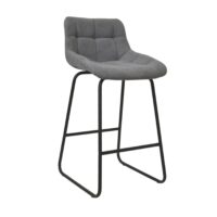 Nicole Cfs Bar Stool Hoker Soro-93 Middle Grey Discover the Nicole Cfs Hoker Soro-93 bar stool in gray, perfect for any modern kitchen! Made from painted metal and high-quality plywood, this tall stool offers comfort and elegance. Choose to enhance your decor with a durable and easy-to-maintain stool!