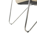 SAMBA Chrome V-18 Beige Office Chair - Image 9