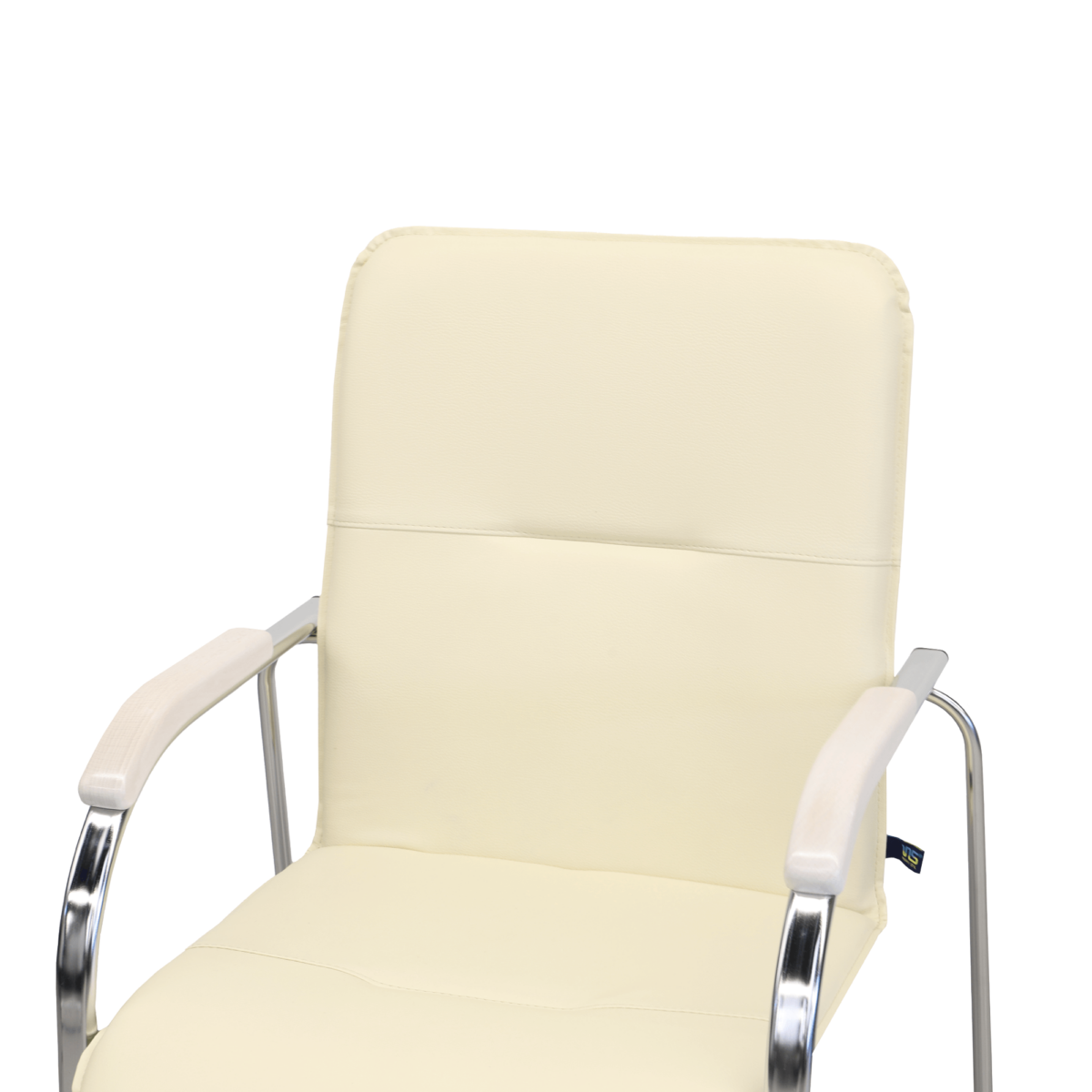 SAMBA Chrome V-18 Beige Office Chair - Image 15