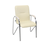 SAMBA Chrome V-18 Beige Office Chair - Image 13