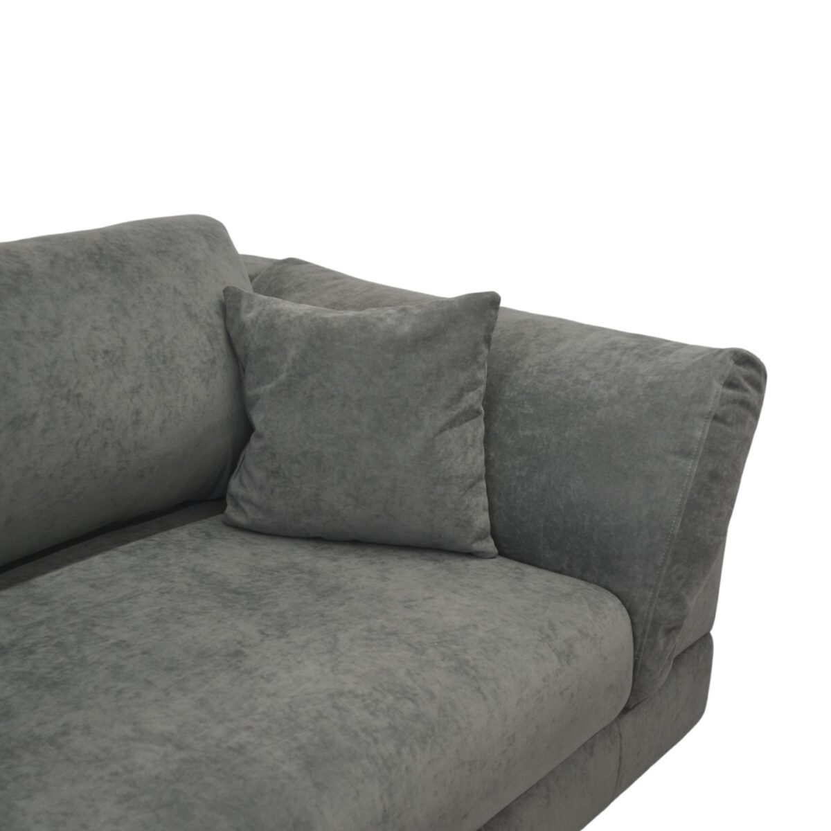 Neapoli Dark Grey Extendable Sofa - Image 4