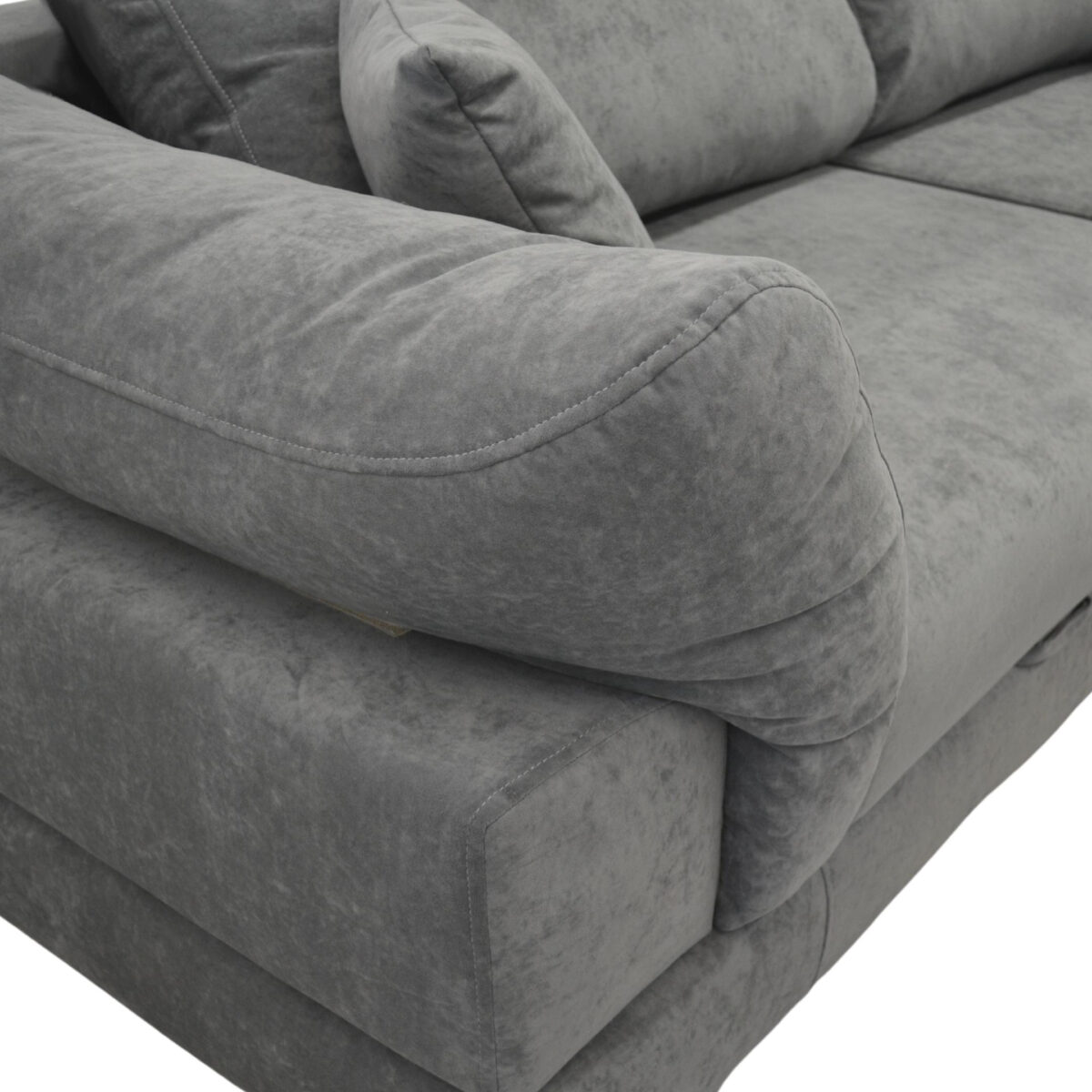 Neapoli Dark Grey Extendable Sofa - Image 5
