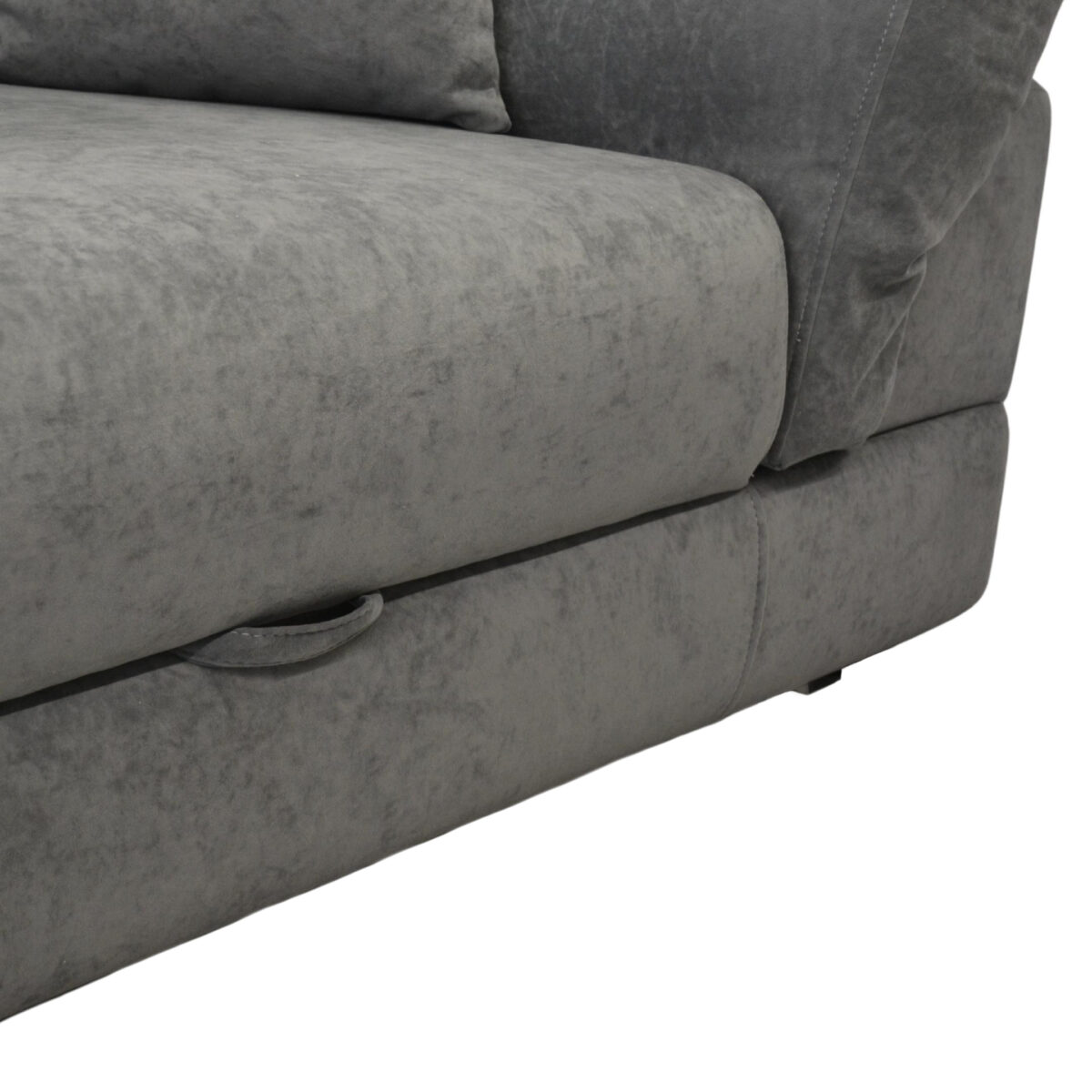 Neapoli Dark Grey Extendable Sofa - Image 7