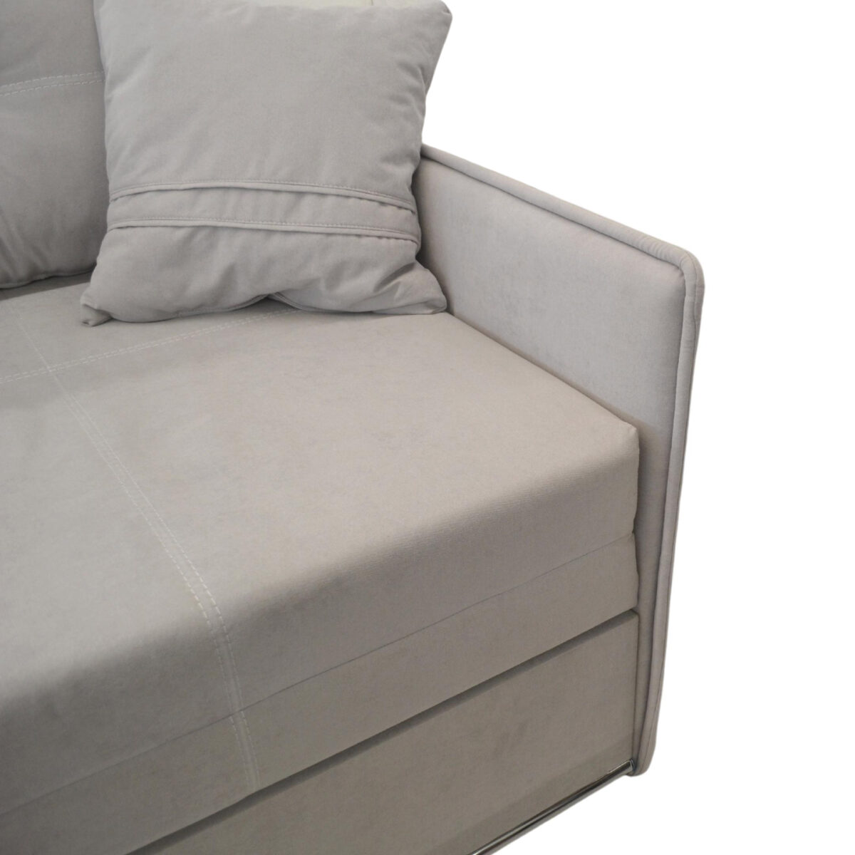 Orion 1800 Grey Convertible Sofa - Image 3